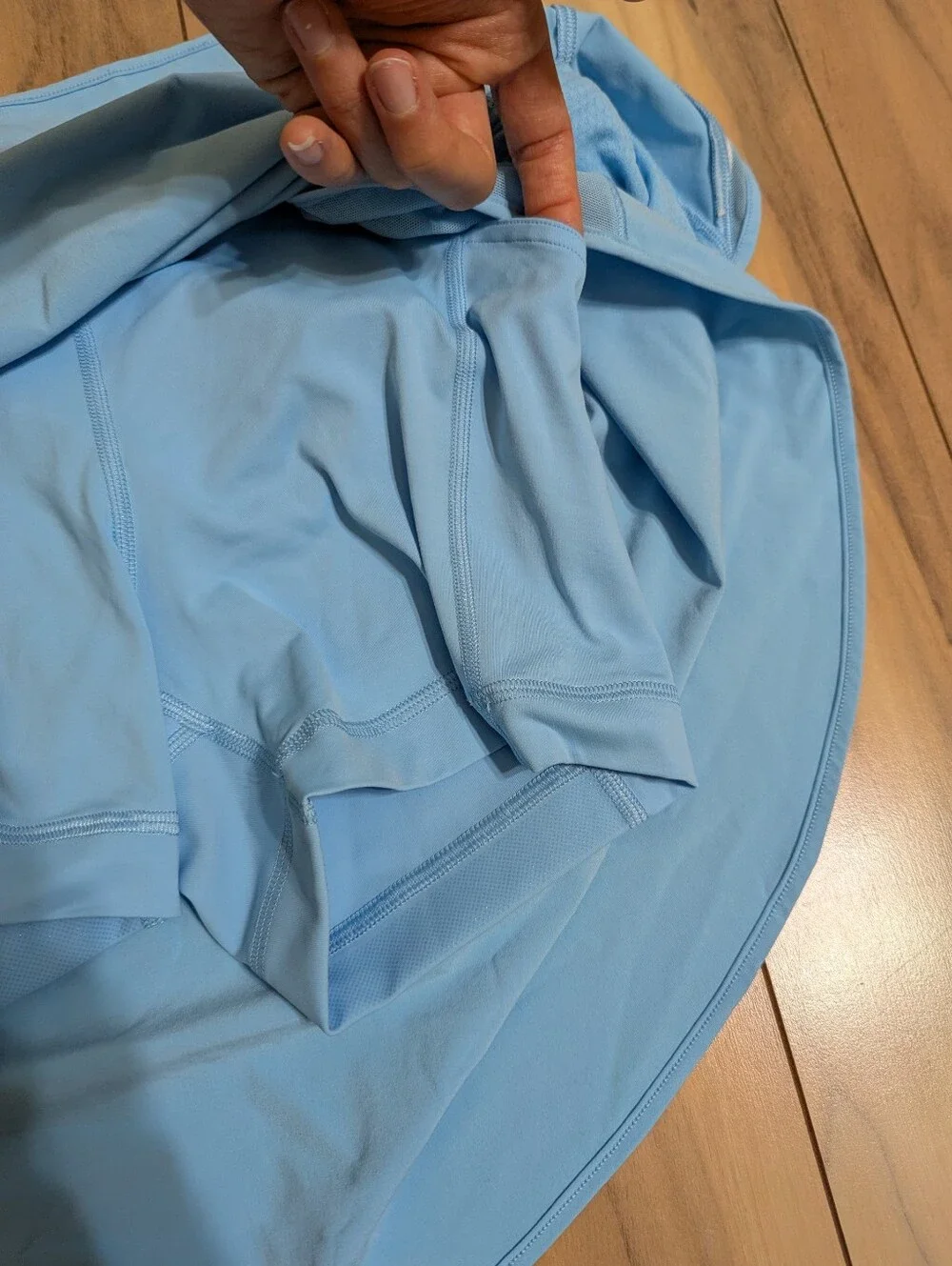 EUC! Lululemon Hotty Hot High Rise Skirt In Light Blue Size 4